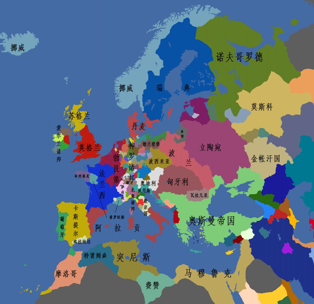 1477欧陆势力分布