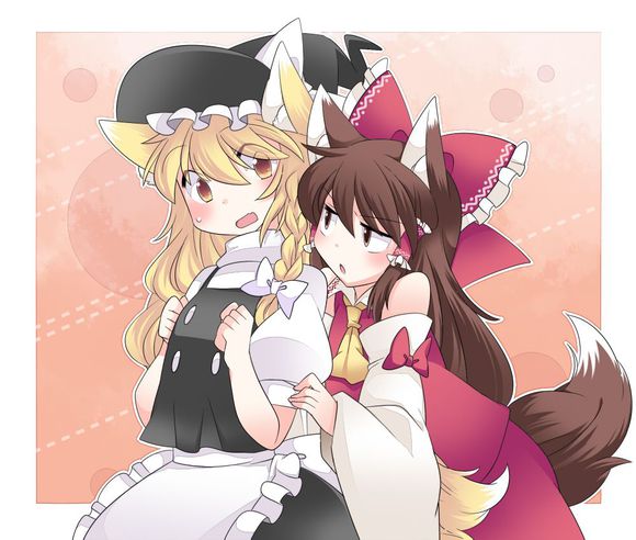 狐狸魔理沙和犬灵梦