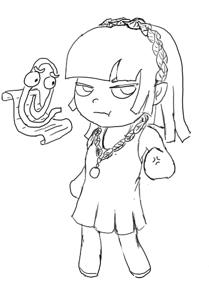 某位朋友画的封面