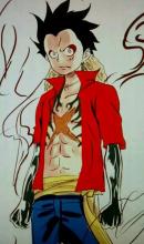 路飞霸气加仙人模式