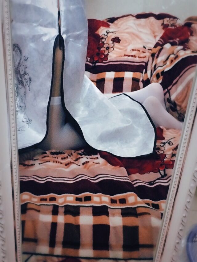 穹妹白色旗袍