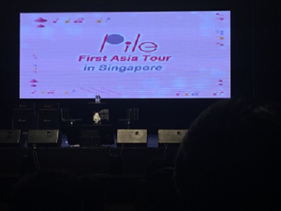 pile的演唱会现场