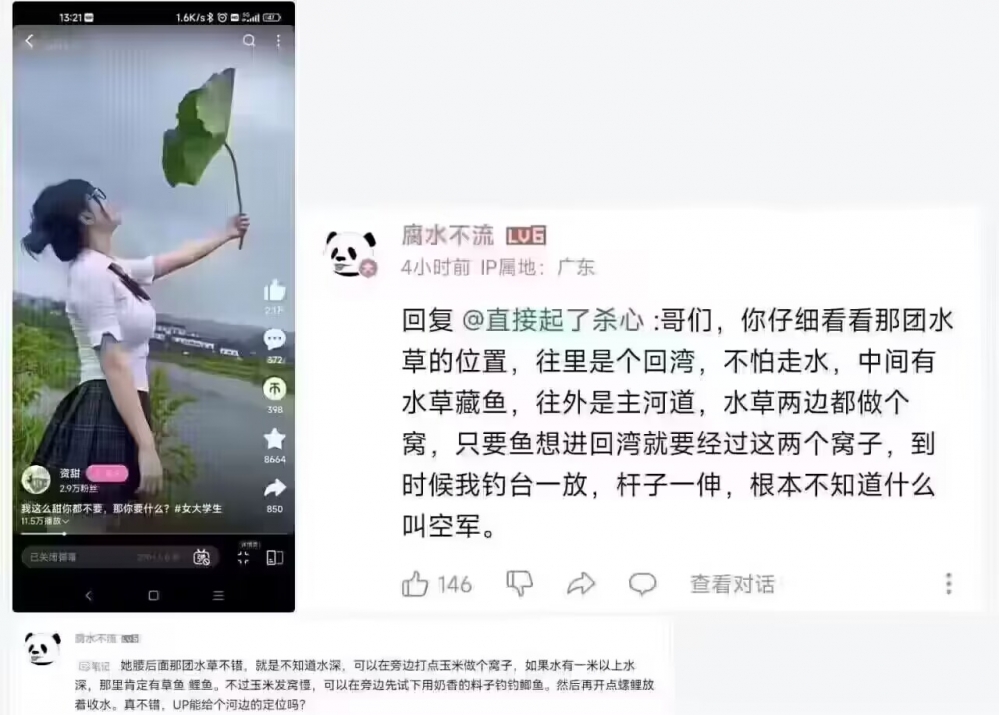 你们钓鱼佬（指指点点