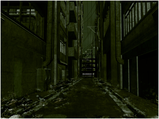 阴黑小巷