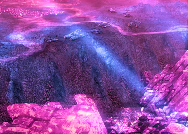 崩坏水晶植株群落