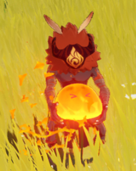 丘丘人捏着爆弹