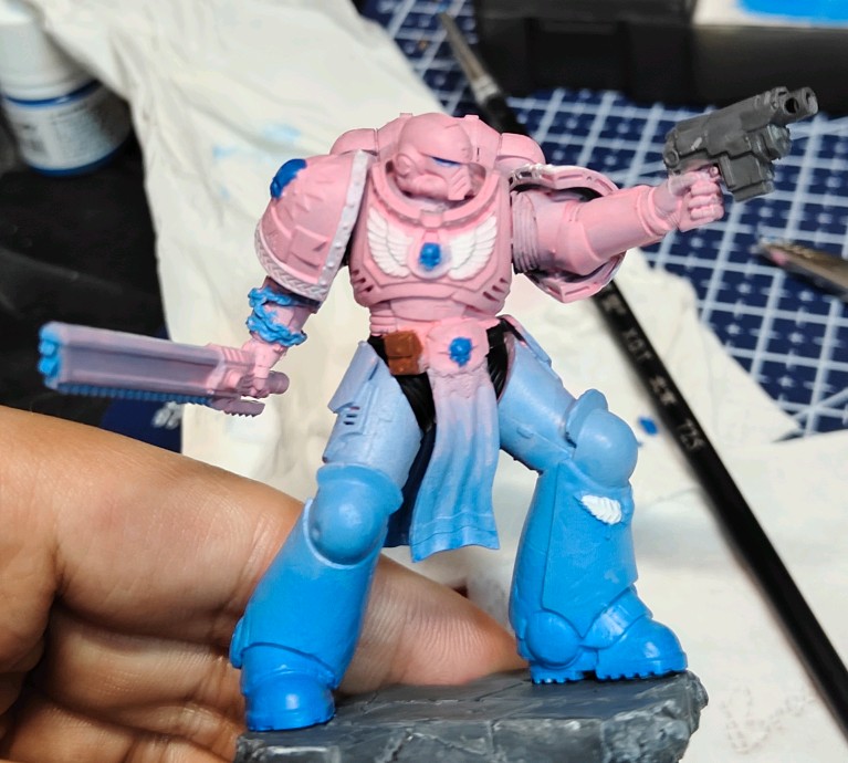 放假自己涂的，第一次