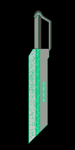 劈刀，随便画的