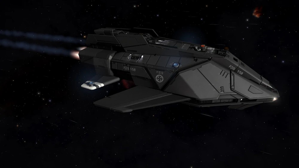 太空中的突击舰