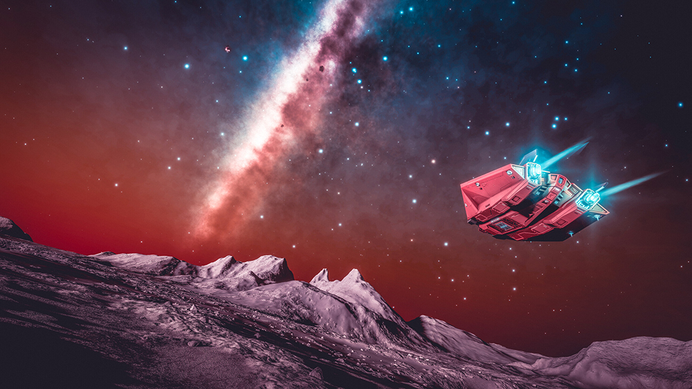 推进器工作的角蝰