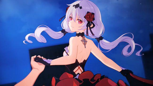 德莉萨月下初拥