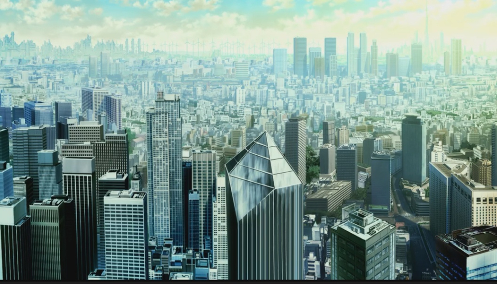 小圆里城市的样子