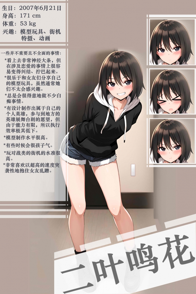 二叶鸣花