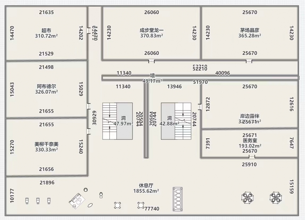 二楼平面图