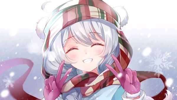 白毛团子
