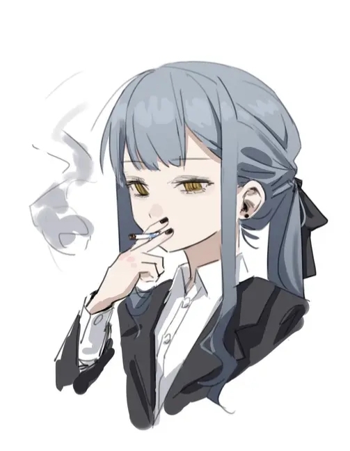 尝烟的丰川祥子