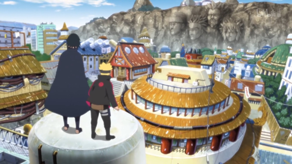 大柱子和博人和木叶