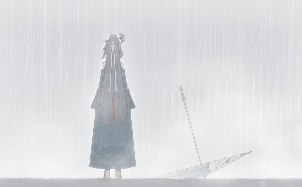 雨中羽