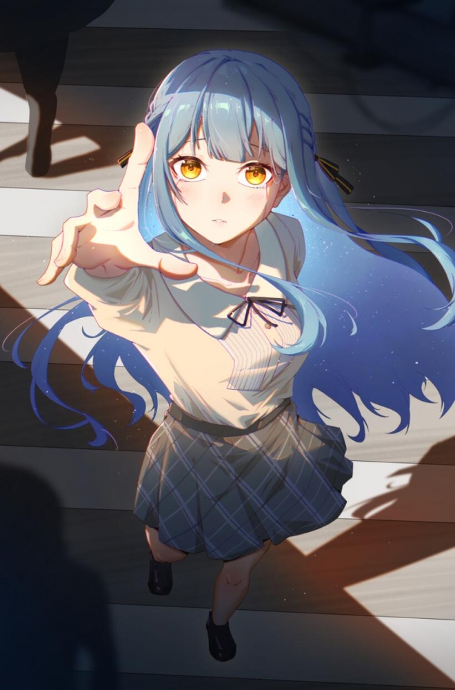 试图抓住什么的祥子