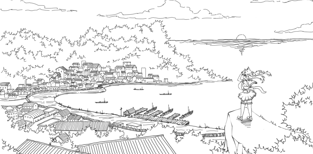 雪风，屹立于山坡之上