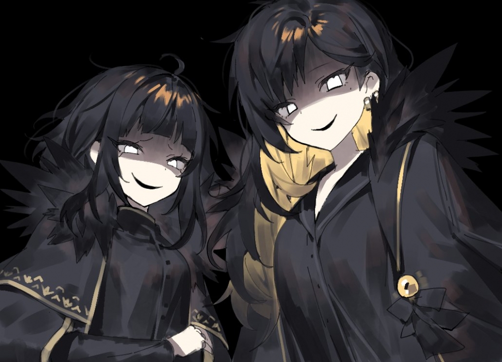 这俩看着不像好人啊