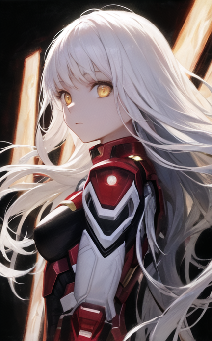 史莱姆装甲-白发