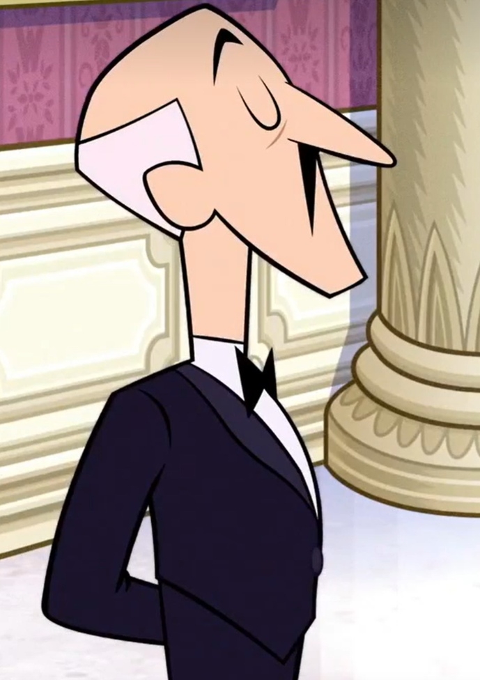 标准的管家神态