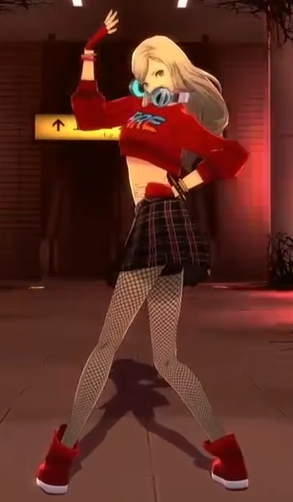 游戏里的散发杏