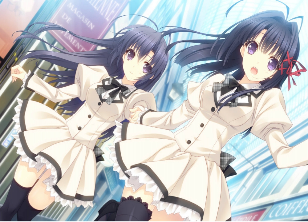 里香奈和黑雨校服