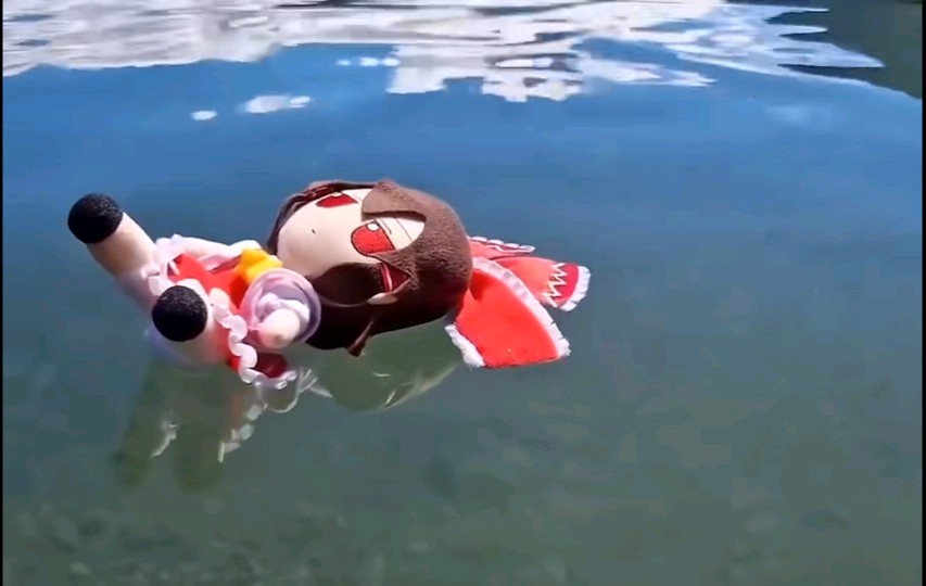 城管泡水图