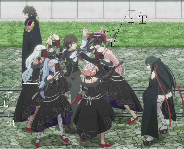 看了半天的站位