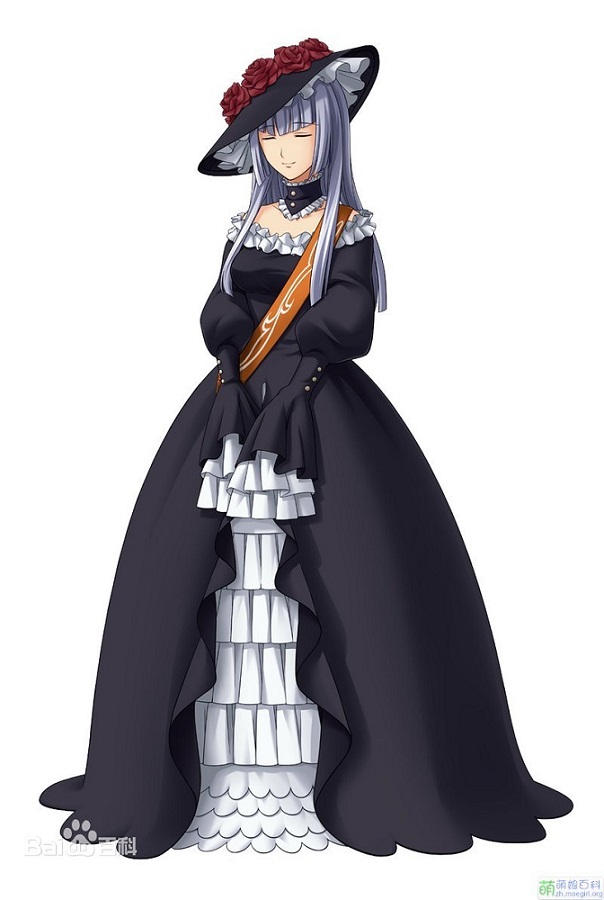银发黑衣贵妇