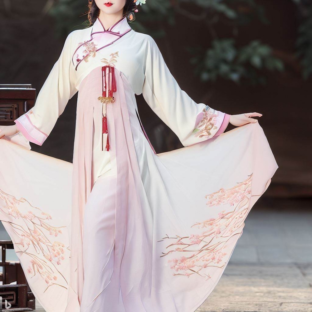 AI端木婉穿的汉服