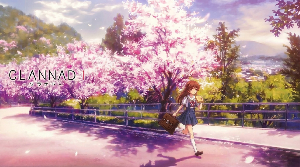 樱花坡道上奔跑