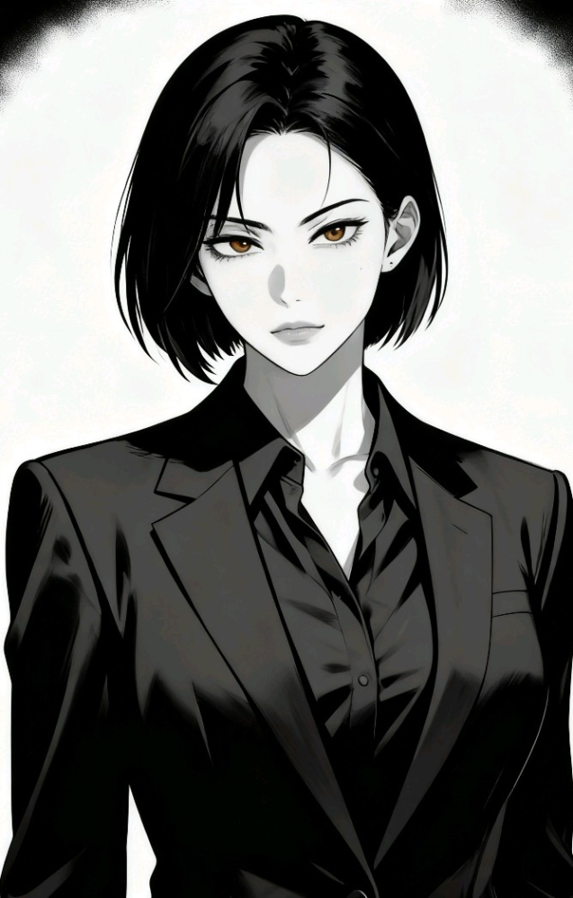 气质参考，发型可无？