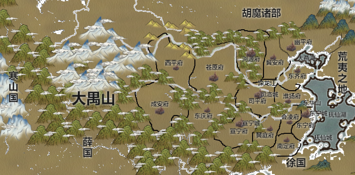 南黎洲东北部分