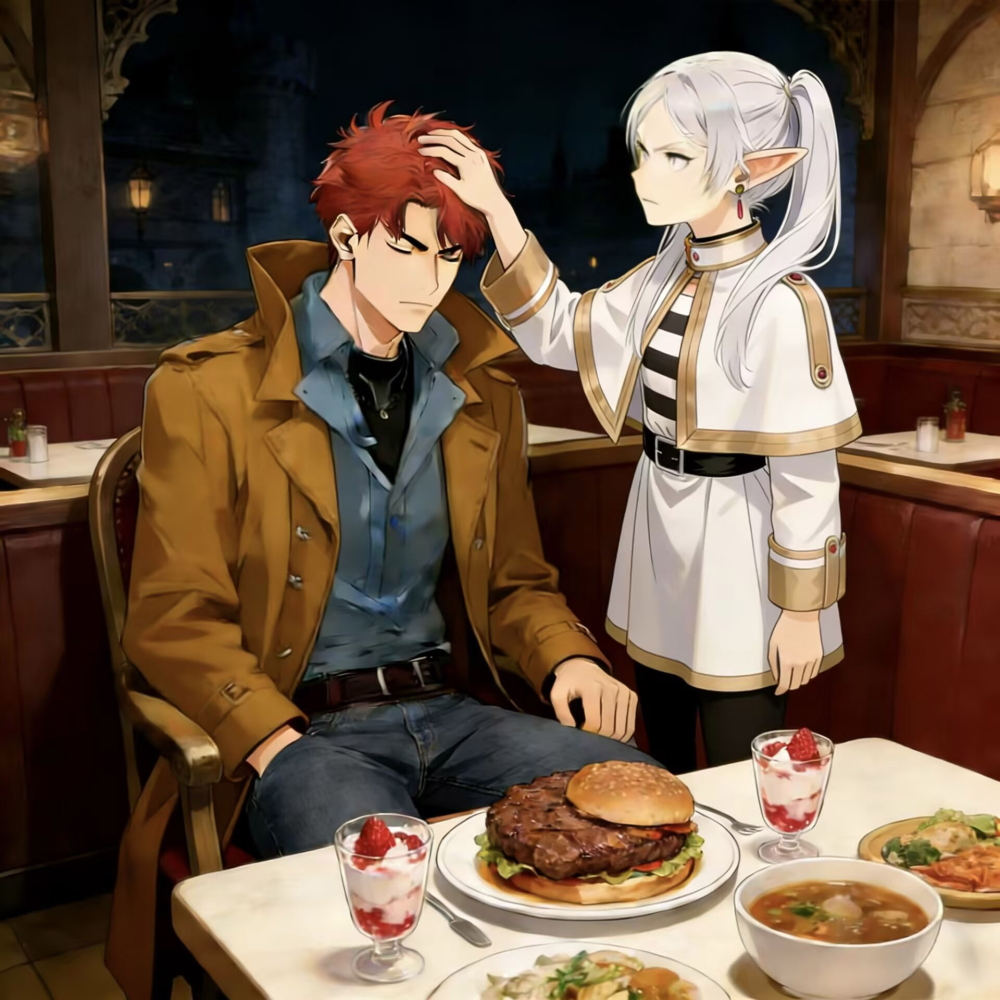 怒揉丹头发的芙