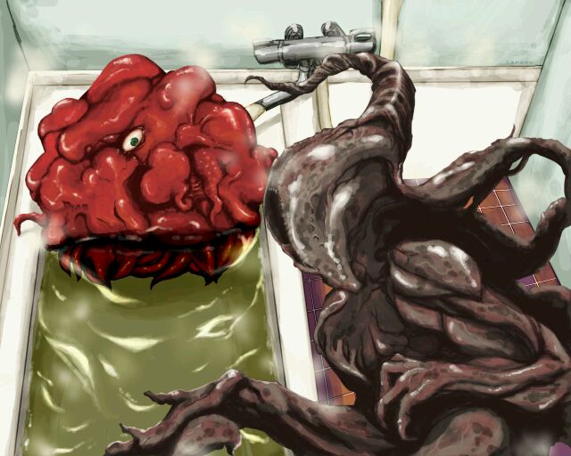 沙耶和奈亚沐浴香艳图