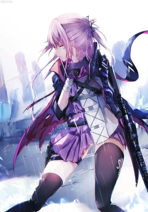 粉红色少女