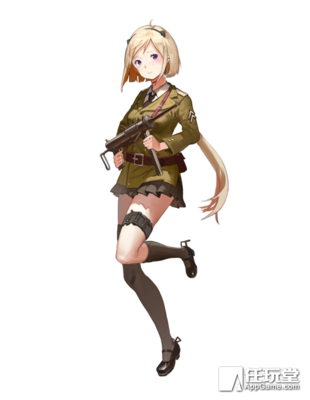 金发少女