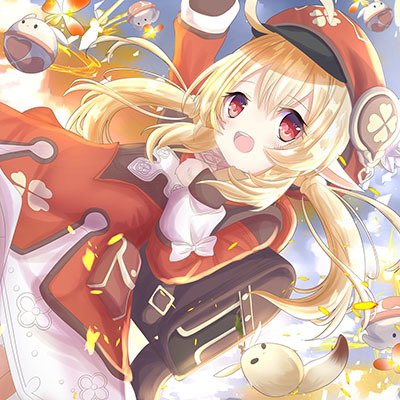 火红色的少女