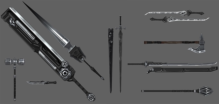 这是十种武器借鉴的图