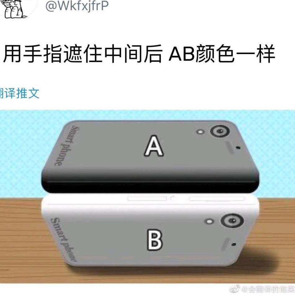 白色的还是白色