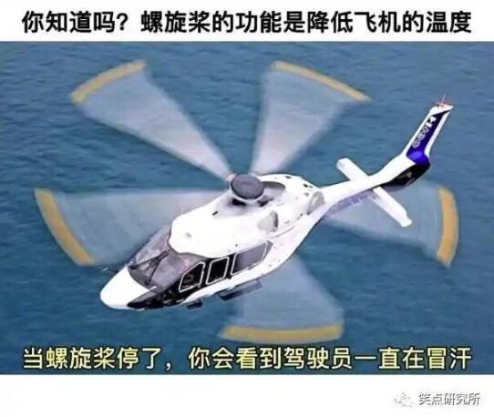 螺旋桨是用来散热的