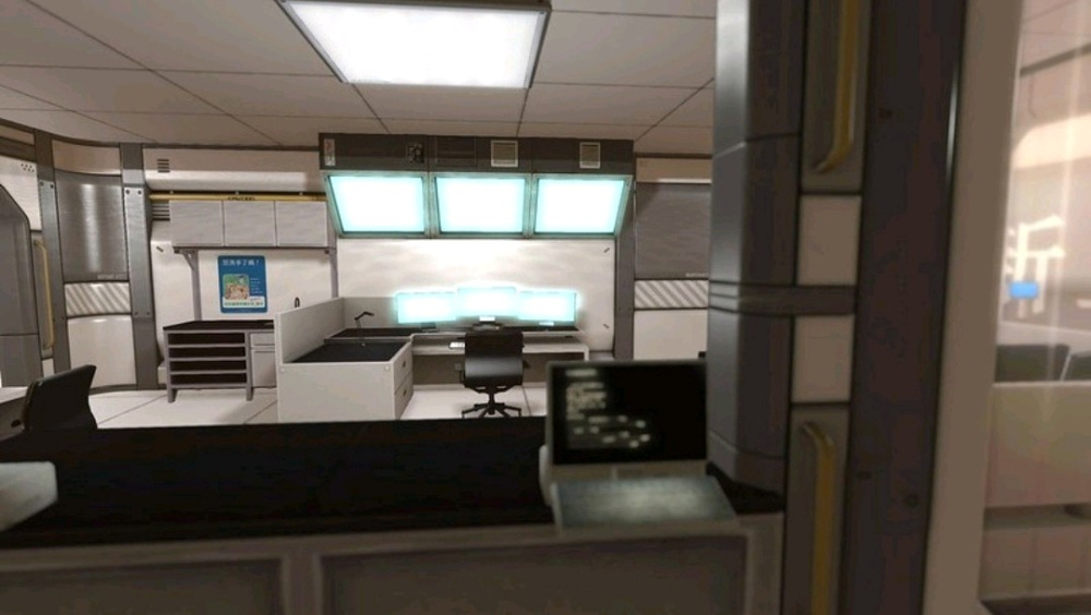 其中的一个房间