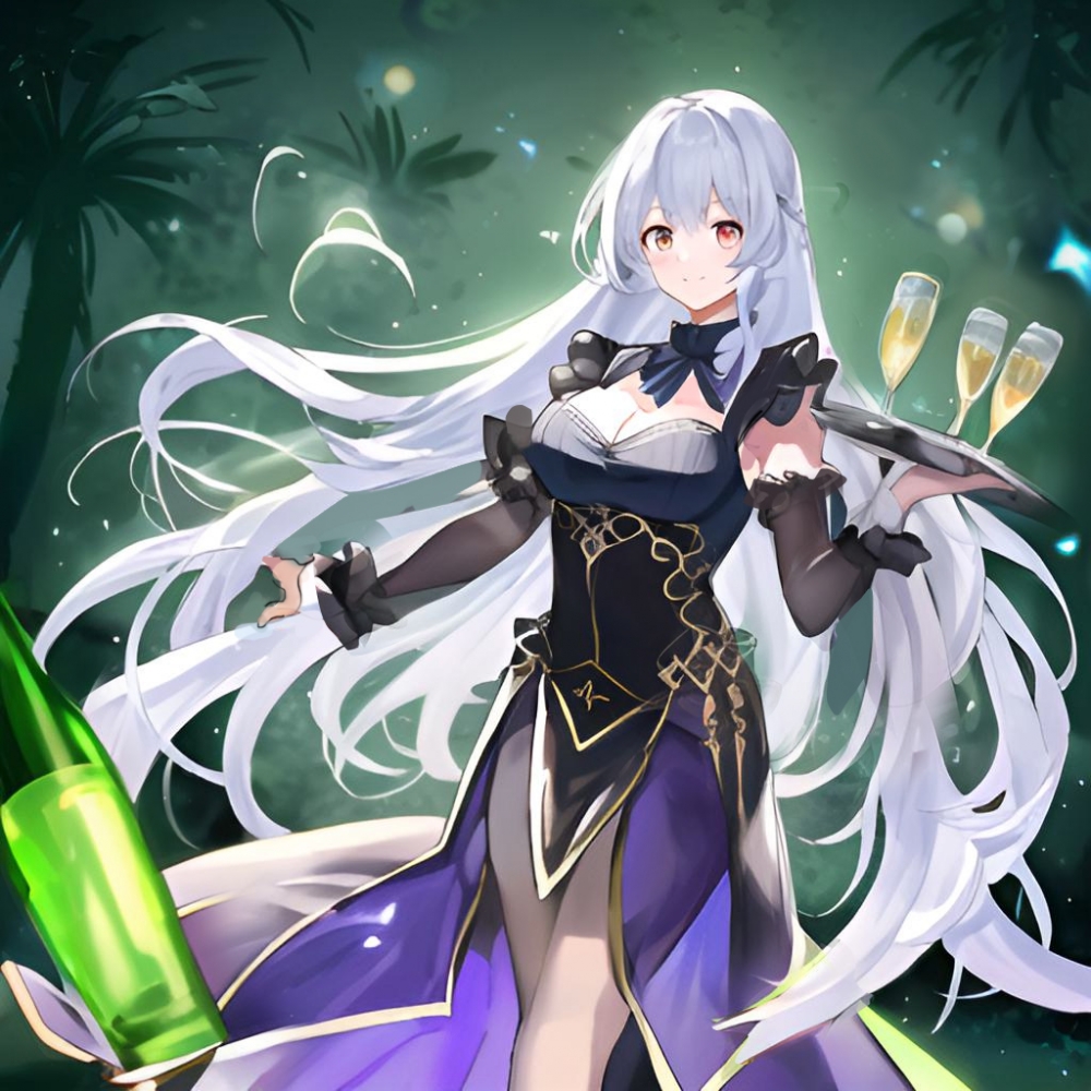俏丽的女调酒师