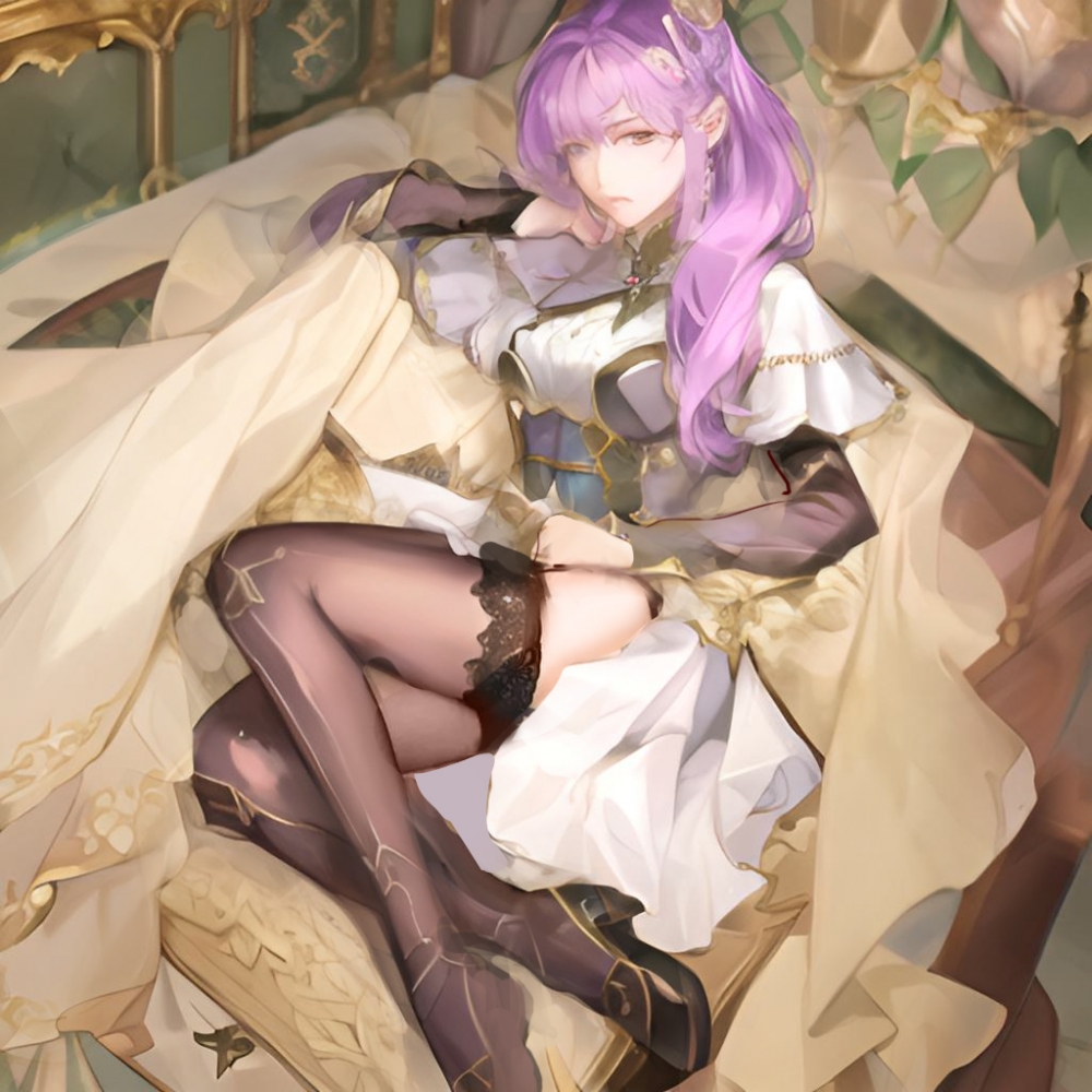 精灵少女伊琳娜脱袜子