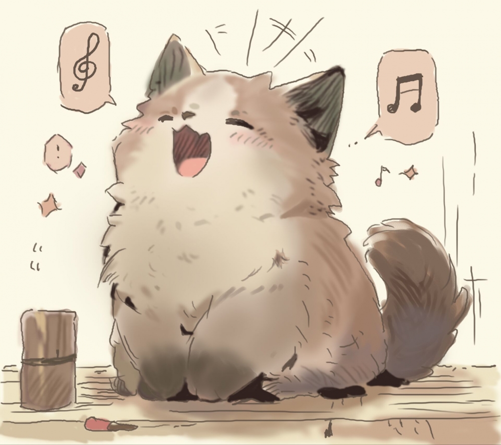 有关猫的板绘临摹