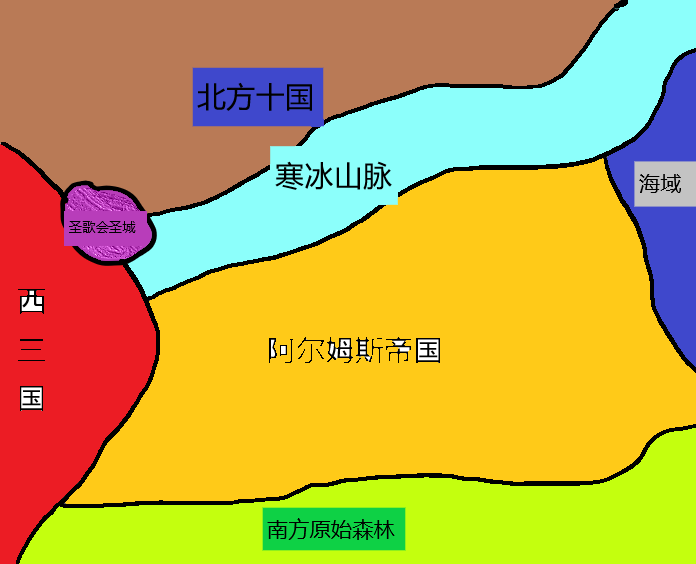 精心绘制的世界地图