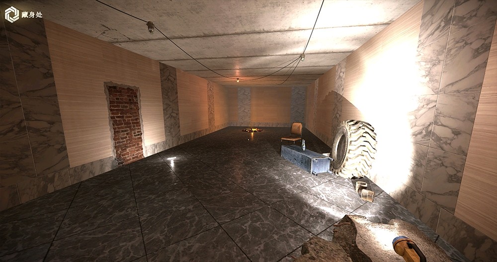 篝火处为休息区